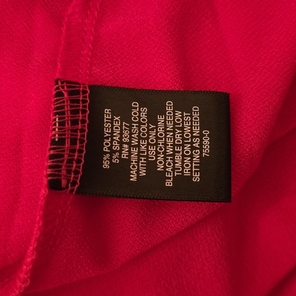 BOLD ELEMENTS BRAND WOMEN'S PINK OPEN ARM BLOUSE TOP SIZE XL - Picture 14 of 14